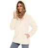 imageTACVASEN Womens Fuzzy Fleece Hoodies Warm Sherpa Jakcets Casual Hooded Shirts