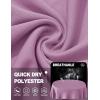 imageTACVASEN Womens Long Sleeve V Neck Workout Tops UPF 50 Sun Protection Quick Dry Lightweight Hiking Running TShirtsGray Purple