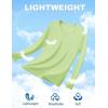 imageTACVASEN Womens Long Sleeve V Neck Workout Tops UPF 50 Sun Protection Quick Dry Lightweight Hiking Running TShirtsLight Green