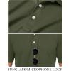 imageTACVASEN Mens Golf Shirt Dry Fit Mens Polo Shirts Short Sleeve Performance Golf Polos for Men with Collar Work Shirts06army Green