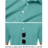 imageTACVASEN Mens Golf Shirt Dry Fit Mens Polo Shirts Short Sleeve Performance Golf Polos for Men with Collar Work Shirts09grey Green