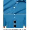 imageTACVASEN Mens Golf Shirt Dry Fit Mens Polo Shirts Short Sleeve Performance Golf Polos for Men with Collar Work Shirts12blue Green