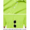 imageTACVASEN Mens Golf Shirt Dry Fit Mens Polo Shirts Short Sleeve Performance Golf Polos for Men with Collar Work Shirts13yellow Green