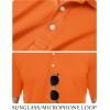 imageTACVASEN Mens Golf Shirt Dry Fit Mens Polo Shirts Short Sleeve Performance Golf Polos for Men with Collar Work Shirts14orange