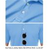 imageTACVASEN Mens Golf Shirt Dry Fit Mens Polo Shirts Short Sleeve Performance Golf Polos for Men with Collar Work Shirts16sky Blue