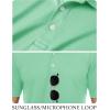 imageTACVASEN Mens Golf Shirt Dry Fit Mens Polo Shirts Short Sleeve Performance Golf Polos for Men with Collar Work Shirts17mint Green