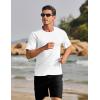 imageTACVASEN Mens Short Sleeve Swim Top UPF 50 Sun Protection TShirt Crew Neck Moisture Wicking Gym Shirts02white