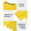imageTACVASEN Mens Short Sleeve Swim Top UPF 50 Sun Protection TShirt Crew Neck Moisture Wicking Gym Shirts03yellow