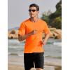 imageTACVASEN Mens Short Sleeve Swim Top UPF 50 Sun Protection TShirt Crew Neck Moisture Wicking Gym Shirts04florange