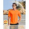 imageTACVASEN Mens Short Sleeve Swim Top UPF 50 Sun Protection TShirt Crew Neck Moisture Wicking Gym Shirts04florange