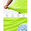 imageTACVASEN Mens Short Sleeve Swim Top UPF 50 Sun Protection TShirt Crew Neck Moisture Wicking Gym Shirts05flgreen