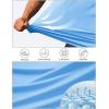 imageTACVASEN Mens Short Sleeve Swim Top UPF 50 Sun Protection TShirt Crew Neck Moisture Wicking Gym Shirts06skyblue