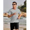 imageTACVASEN Mens Short Sleeve Swim Top UPF 50 Sun Protection TShirt Crew Neck Moisture Wicking Gym Shirts07lightgrey