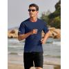 imageTACVASEN Mens Short Sleeve Swim Top UPF 50 Sun Protection TShirt Crew Neck Moisture Wicking Gym Shirts08navy