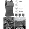 imageTACVASEN Mens Tank Tops Quick Dry Sleeveless Workout Muscle Shirt Athletic Bodybuilding Gym Performance Tee ShirtsDark Grey