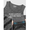 imageTACVASEN Mens Tank Tops Quick Dry Sleeveless Workout Muscle Shirt Athletic Bodybuilding Gym Performance Tee ShirtsDark Grey