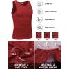 imageTACVASEN Mens Tank Tops Quick Dry Sleeveless Workout Muscle Shirt Athletic Bodybuilding Gym Performance Tee ShirtsDark Orange