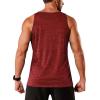 imageTACVASEN Mens Tank Tops Quick Dry Sleeveless Workout Muscle Shirt Athletic Bodybuilding Gym Performance Tee ShirtsDark Orange