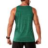 imageTACVASEN Mens Tank Tops Quick Dry Sleeveless Workout Muscle Shirt Athletic Bodybuilding Gym Performance Tee ShirtsEmerald Green