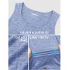 imageTACVASEN Mens Tank Tops Quick Dry Sleeveless Workout Muscle Shirt Athletic Bodybuilding Gym Performance Tee ShirtsLight Blue