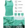 imageTACVASEN Mens Tank Tops Quick Dry Sleeveless Workout Muscle Shirt Athletic Bodybuilding Gym Performance Tee ShirtsLight Green