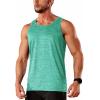 imageTACVASEN Mens Tank Tops Quick Dry Sleeveless Workout Muscle Shirt Athletic Bodybuilding Gym Performance Tee ShirtsLight Green