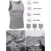 imageTACVASEN Mens Tank Tops Quick Dry Sleeveless Workout Muscle Shirt Athletic Bodybuilding Gym Performance Tee ShirtsLight Grey