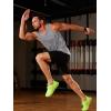 imageTACVASEN Mens Tank Tops Quick Dry Sleeveless Workout Muscle Shirt Athletic Bodybuilding Gym Performance Tee ShirtsLight Grey