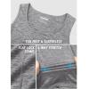 imageTACVASEN Mens Tank Tops Quick Dry Sleeveless Workout Muscle Shirt Athletic Bodybuilding Gym Performance Tee ShirtsLight Grey