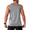 imageTACVASEN Mens Tank Tops Quick Dry Sleeveless Workout Muscle Shirt Athletic Bodybuilding Gym Performance Tee ShirtsLight Grey