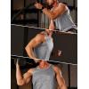 imageTACVASEN Mens Tank Tops Quick Dry Sleeveless Workout Muscle Shirt Athletic Bodybuilding Gym Performance Tee ShirtsLight Grey