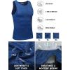 imageTACVASEN Mens Tank Tops Quick Dry Sleeveless Workout Muscle Shirt Athletic Bodybuilding Gym Performance Tee ShirtsMedium Blue