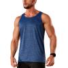 imageTACVASEN Mens Tank Tops Quick Dry Sleeveless Workout Muscle Shirt Athletic Bodybuilding Gym Performance Tee ShirtsMedium Blue