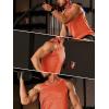 imageTACVASEN Mens Tank Tops Quick Dry Sleeveless Workout Muscle Shirt Athletic Bodybuilding Gym Performance Tee ShirtsOrange