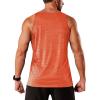 imageTACVASEN Mens Tank Tops Quick Dry Sleeveless Workout Muscle Shirt Athletic Bodybuilding Gym Performance Tee ShirtsOrange