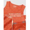 imageTACVASEN Mens Tank Tops Quick Dry Sleeveless Workout Muscle Shirt Athletic Bodybuilding Gym Performance Tee ShirtsOrange