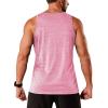 imageTACVASEN Mens Tank Tops Quick Dry Sleeveless Workout Muscle Shirt Athletic Bodybuilding Gym Performance Tee ShirtsPink