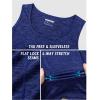 imageTACVASEN Mens Tank Tops Quick Dry Sleeveless Workout Muscle Shirt Athletic Bodybuilding Gym Performance Tee ShirtsRoyal Blue