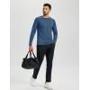 imageTACVASEN Mens Thermal Shirt Long Sleeve Fleece Lined Base Layer Lightweight Moisture Wicking Athletic Undershirt04 Blue Gray
