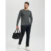 imageTACVASEN Mens Thermal Shirt Long Sleeve Fleece Lined Base Layer Lightweight Moisture Wicking Athletic Undershirt06 Dark Grey