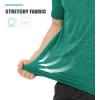 imageTACVASEN Mens Workout Shirts Short Sleeve Athletic Dry Fit Tshirts Shirts Running Gym Crewneck TShirts03 Emerald Green