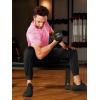 imageTACVASEN Mens Workout Shirts Short Sleeve Athletic Dry Fit Tshirts Shirts Running Gym Crewneck TShirts05 Pink
