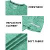 imageTACVASEN Mens Workout Shirts Short Sleeve Athletic Dry Fit Tshirts Shirts Running Gym Crewneck TShirtsLight Green