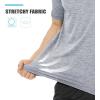 imageTACVASEN Mens Workout Shirts Short Sleeve Athletic Dry Fit Tshirts Shirts Running Gym Crewneck TShirtsLight Grey