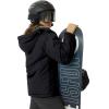 imageTACVASEN Womens Winter Jacket Waterproof Ski Jacket Snow Coat Warm Fleece Rain Jacket with Hood WindbreakerBlack