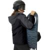 imageTACVASEN Womens Winter Jacket Waterproof Ski Jacket Snow Coat Warm Fleece Rain Jacket with Hood WindbreakerBlack Grey
