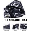 imageTACVASEN Womens Winter Jacket Waterproof Ski Jacket Snow Coat Warm Fleece Rain Jacket with Hood WindbreakerColor Black