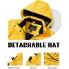 imageTACVASEN Womens Winter Jacket Waterproof Ski Jacket Snow Coat Warm Fleece Rain Jacket with Hood WindbreakerYellow