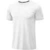 imageTACVASEN Mens Short Sleeve Swim Top UPF 50 Sun Protection TShirt Crew Neck Moisture Wicking Gym Shirts02white