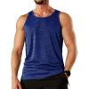 imageTACVASEN Mens Tank Tops Quick Dry Sleeveless Workout Muscle Shirt Athletic Bodybuilding Gym Performance Tee ShirtsRoyal Blue